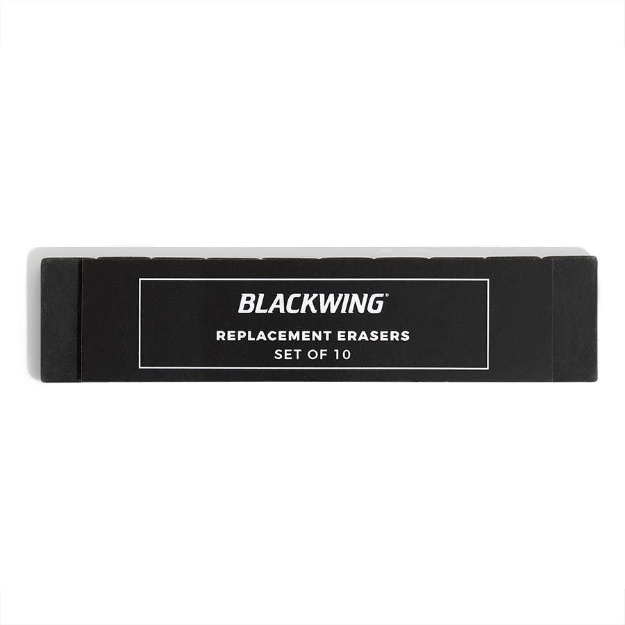 美國 BLACKWING 鉛筆 橡皮擦補充組/ 10入/ 黑